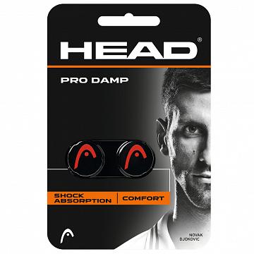 Head Pro Damp Black / Red 2 szt